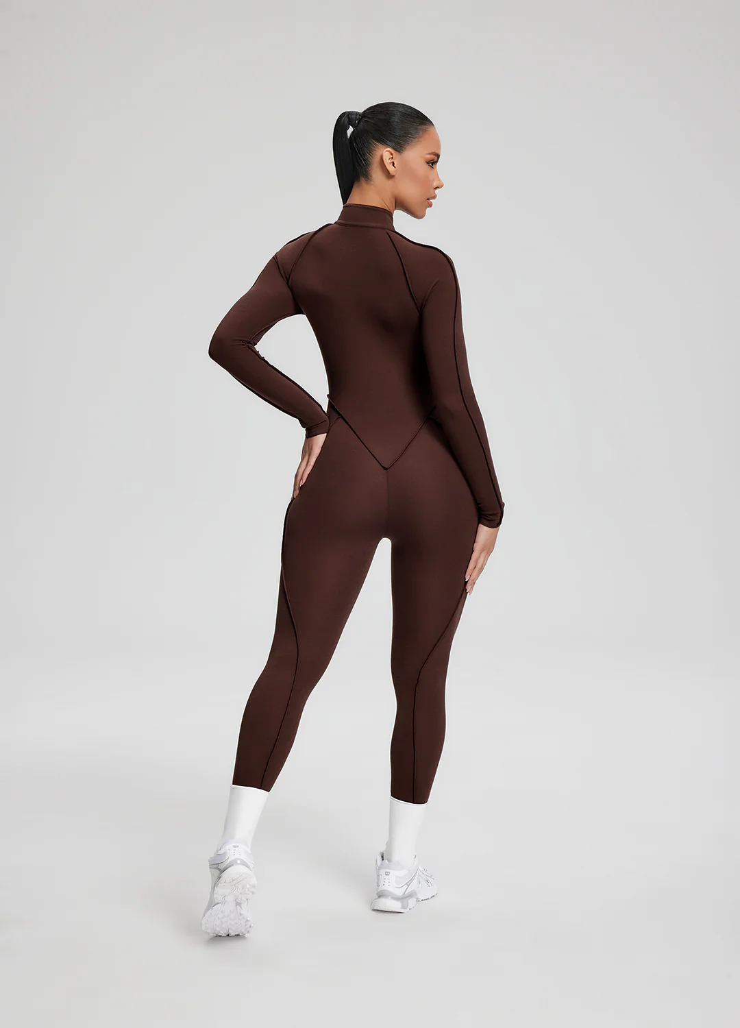 Everyday Cotton Closed-Back Catsuit - Image 4