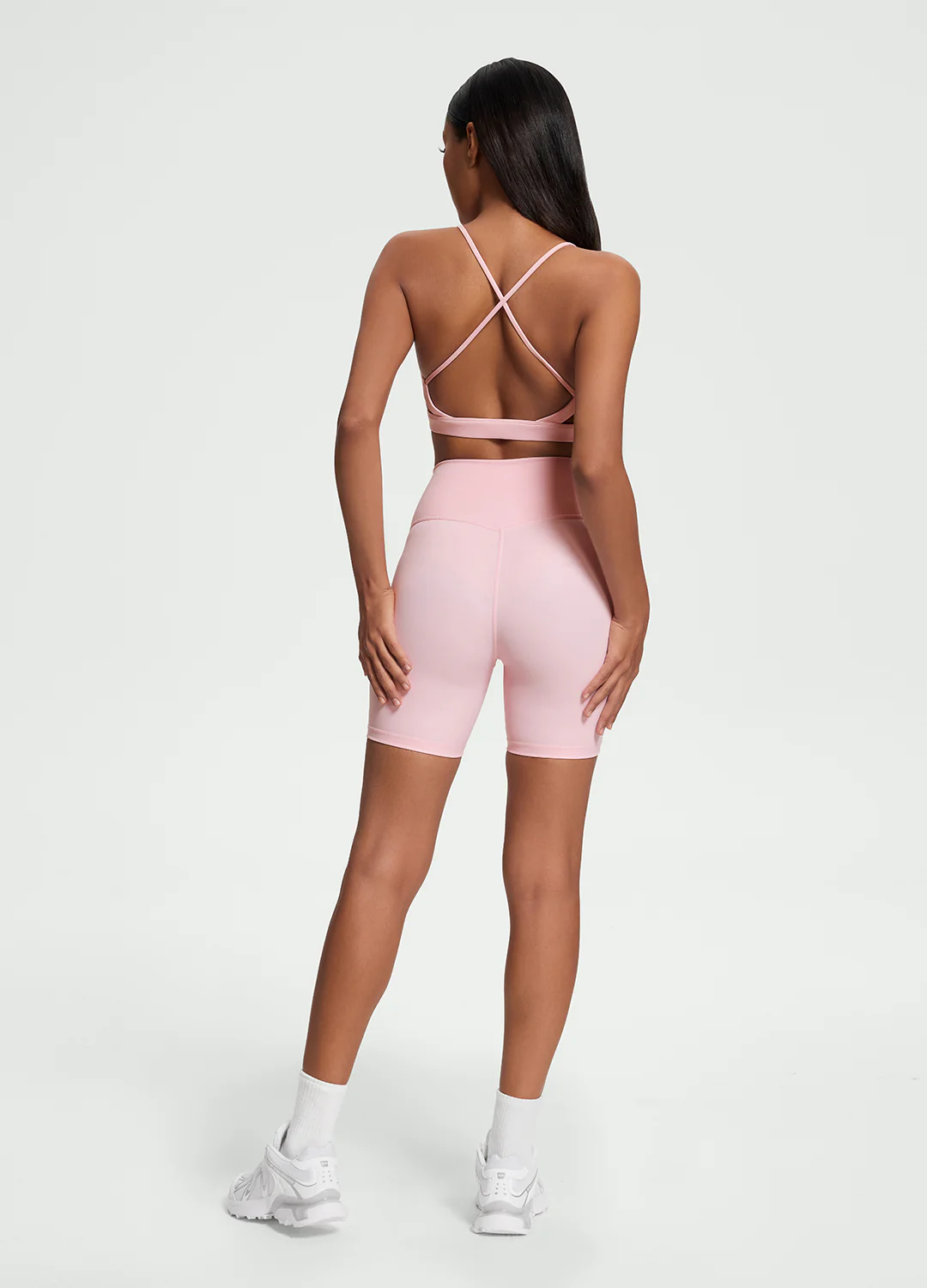 Faux Leather Bike Shorts - Image 3