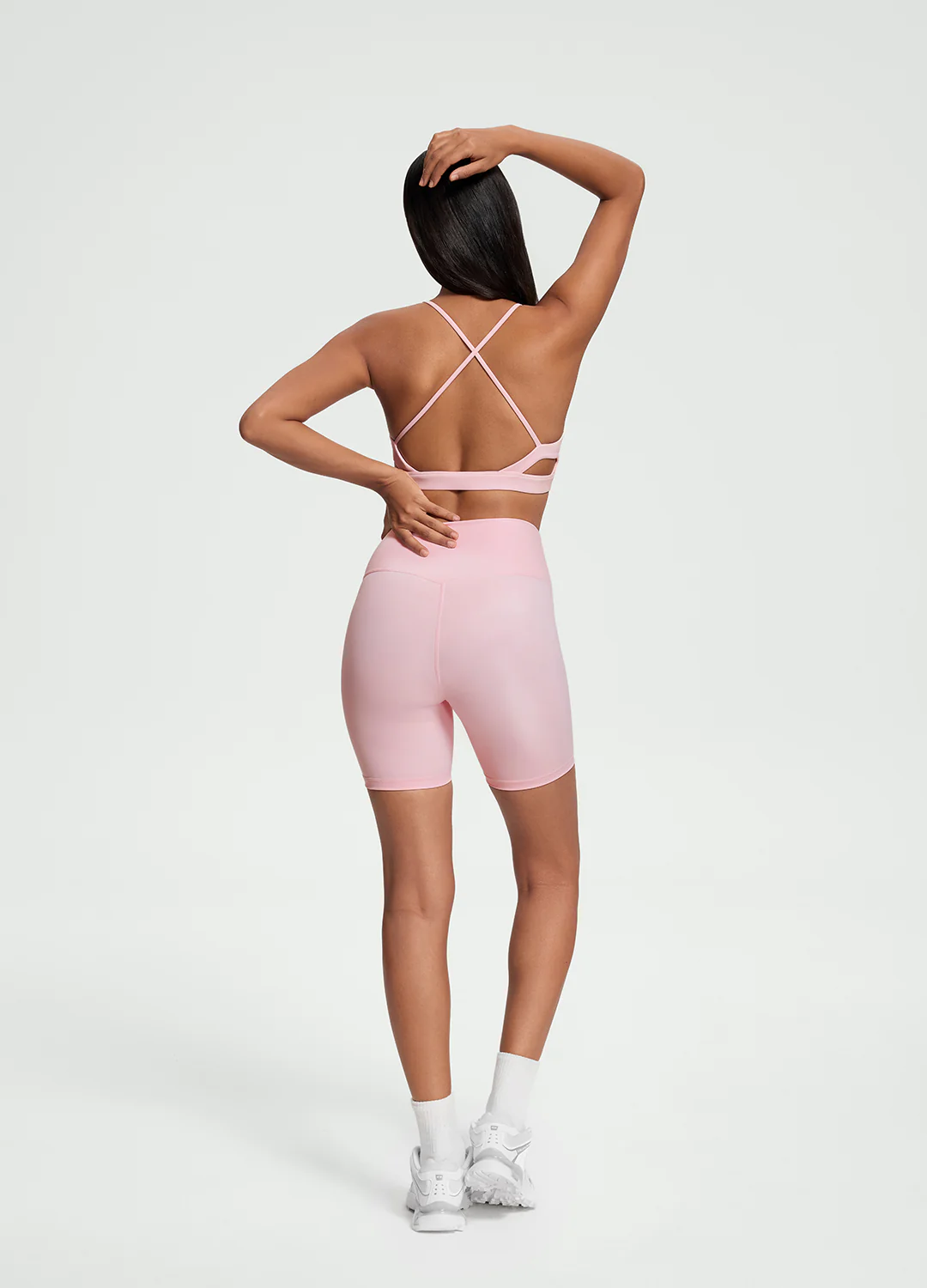 Faux Leather Bike Shorts - Image 6