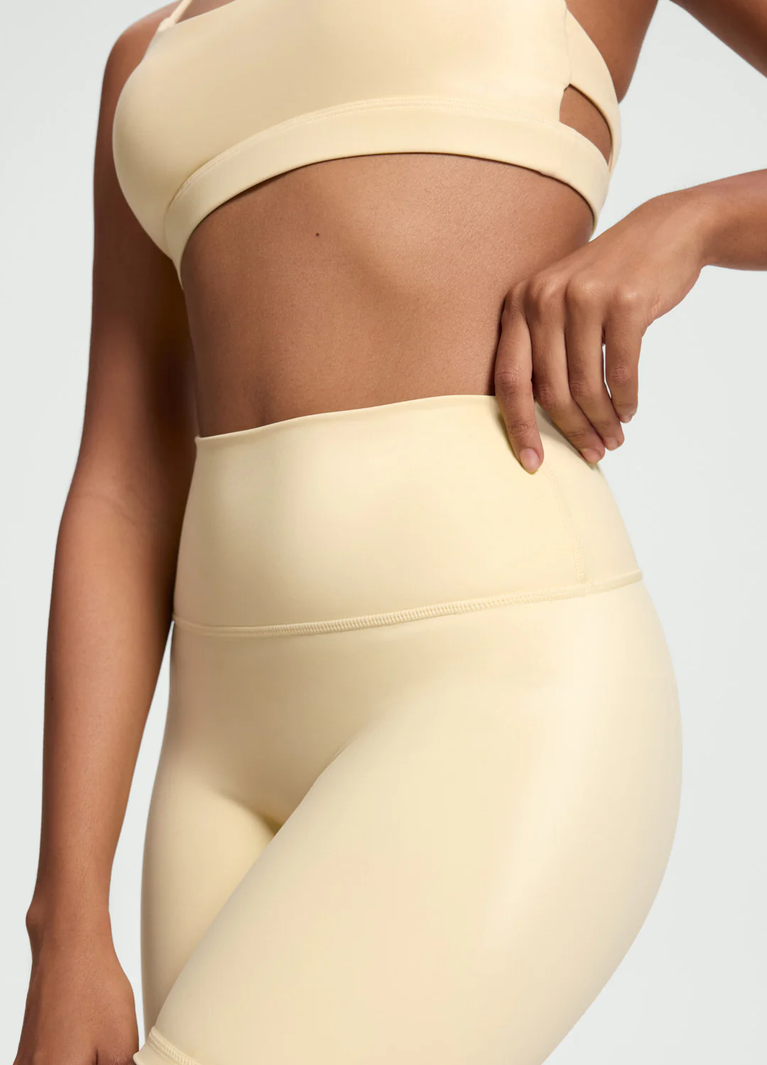 Faux Leather Bike Shorts - Image 4