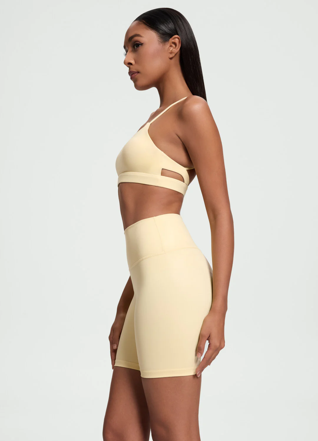 Faux Leather Bike Shorts - Image 6