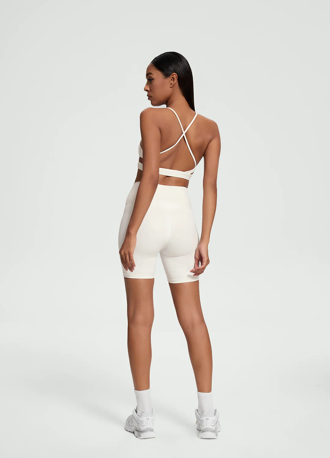 Faux Leather Bike Shorts - Image 5