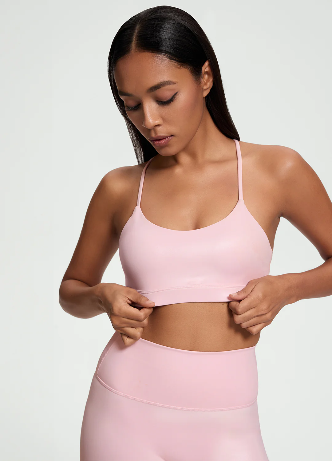 Faux Leather Crossback Top - Image 4