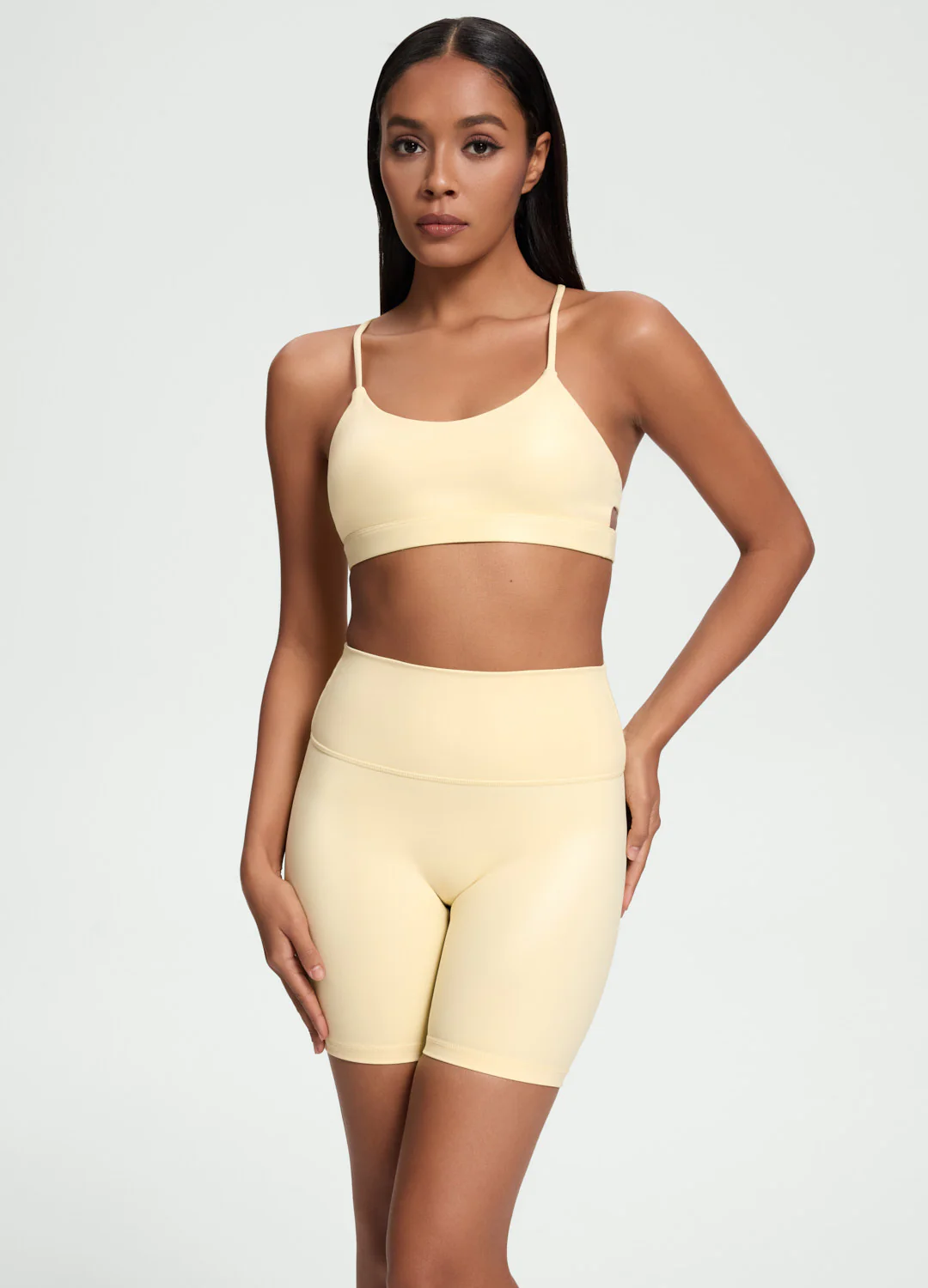 Faux Leather Crossback Top - Image 2