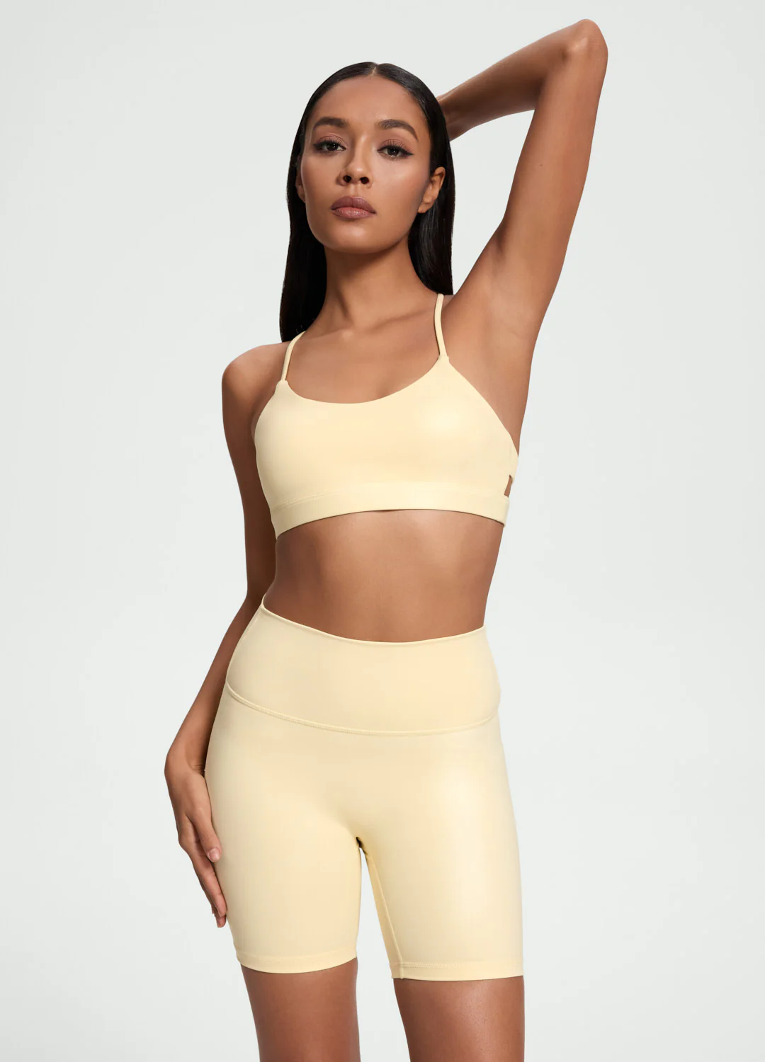 Faux Leather Crossback Top - Image 5