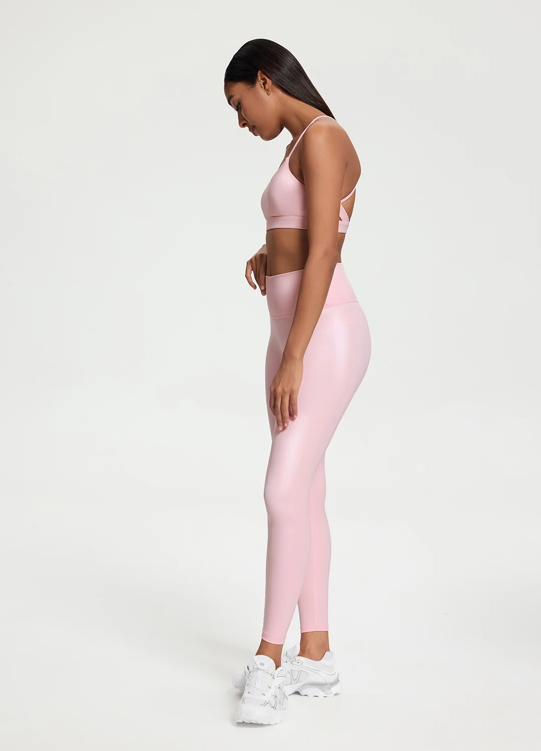 Faux Leather ⅞ Leggings - Image 5