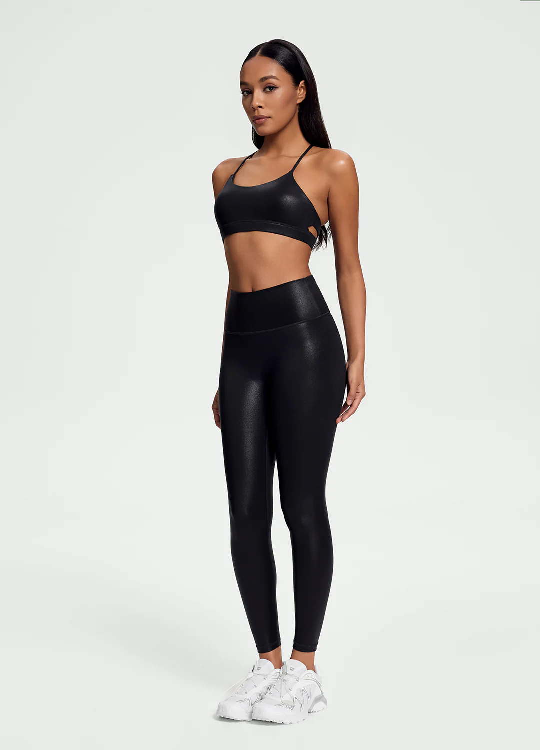 Faux Leather ⅞ Leggings - Image 5