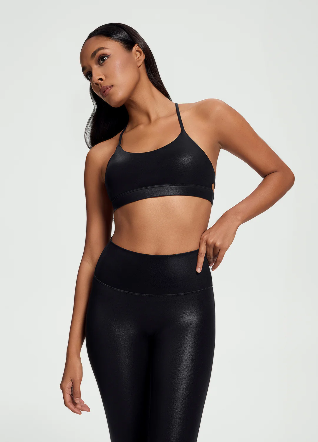 Faux Leather ⅞ Leggings - Image 6