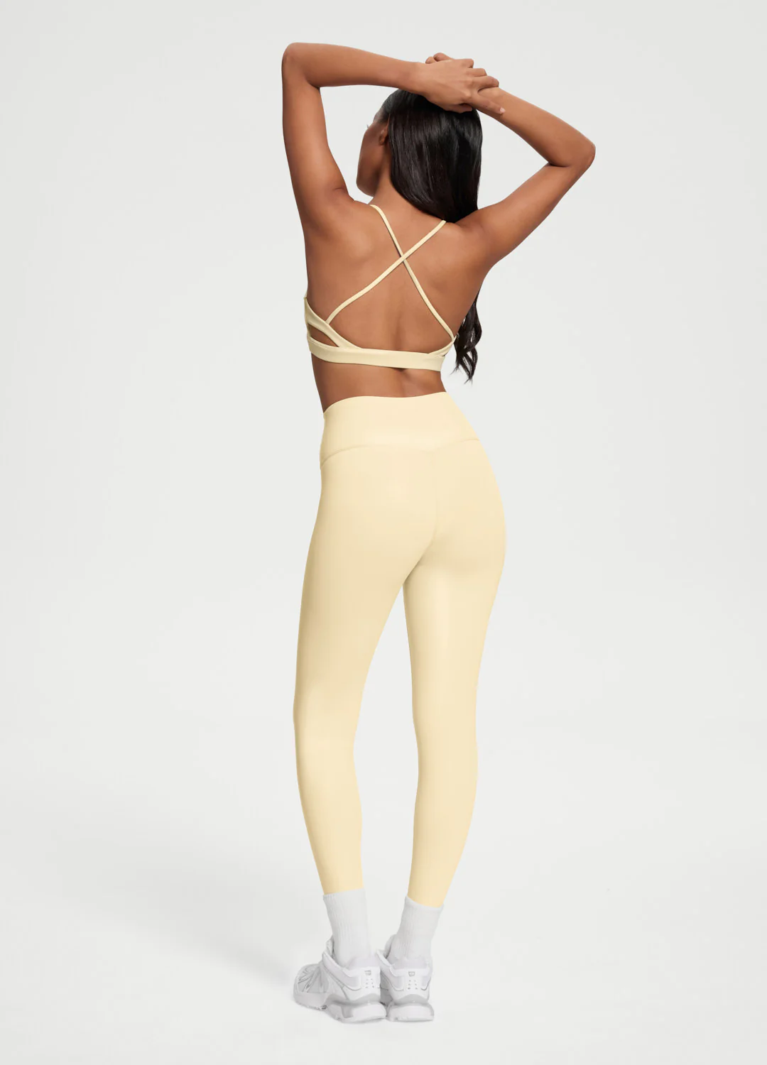 Faux Leather ⅞ Leggings - Image 3
