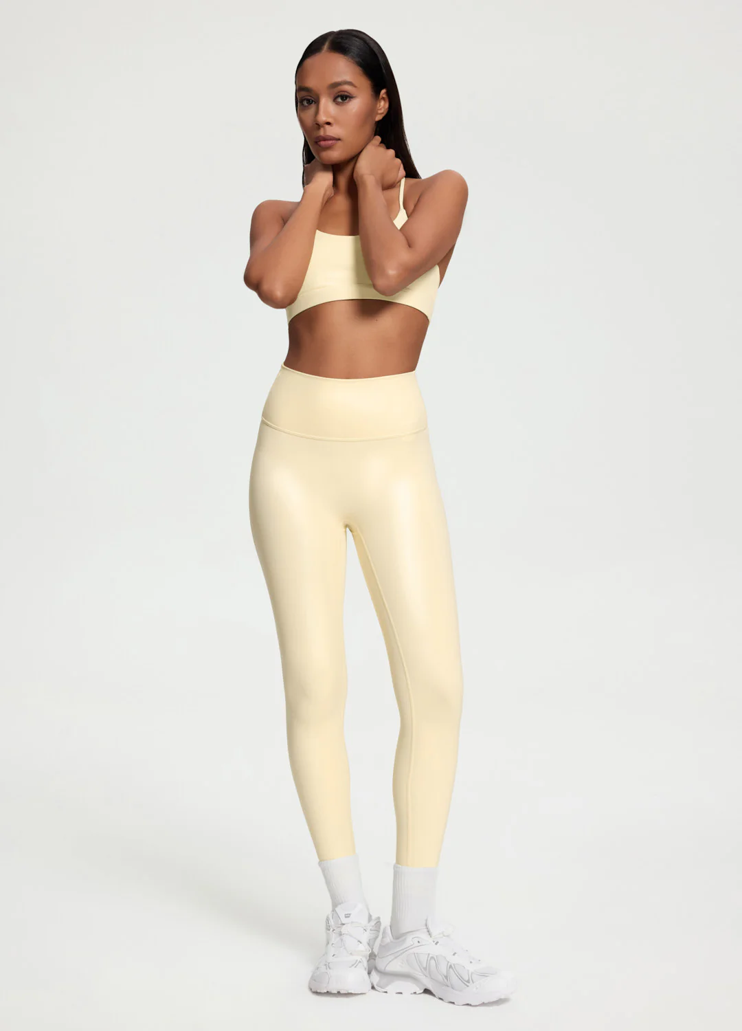 Faux Leather ⅞ Leggings - Image 5