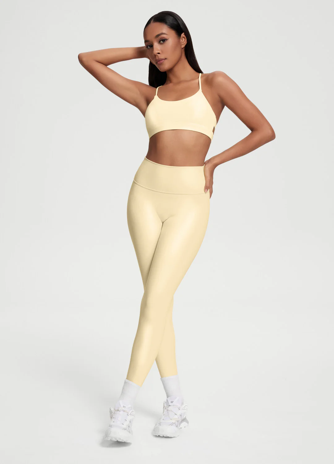 Faux Leather ⅞ Leggings - Image 6