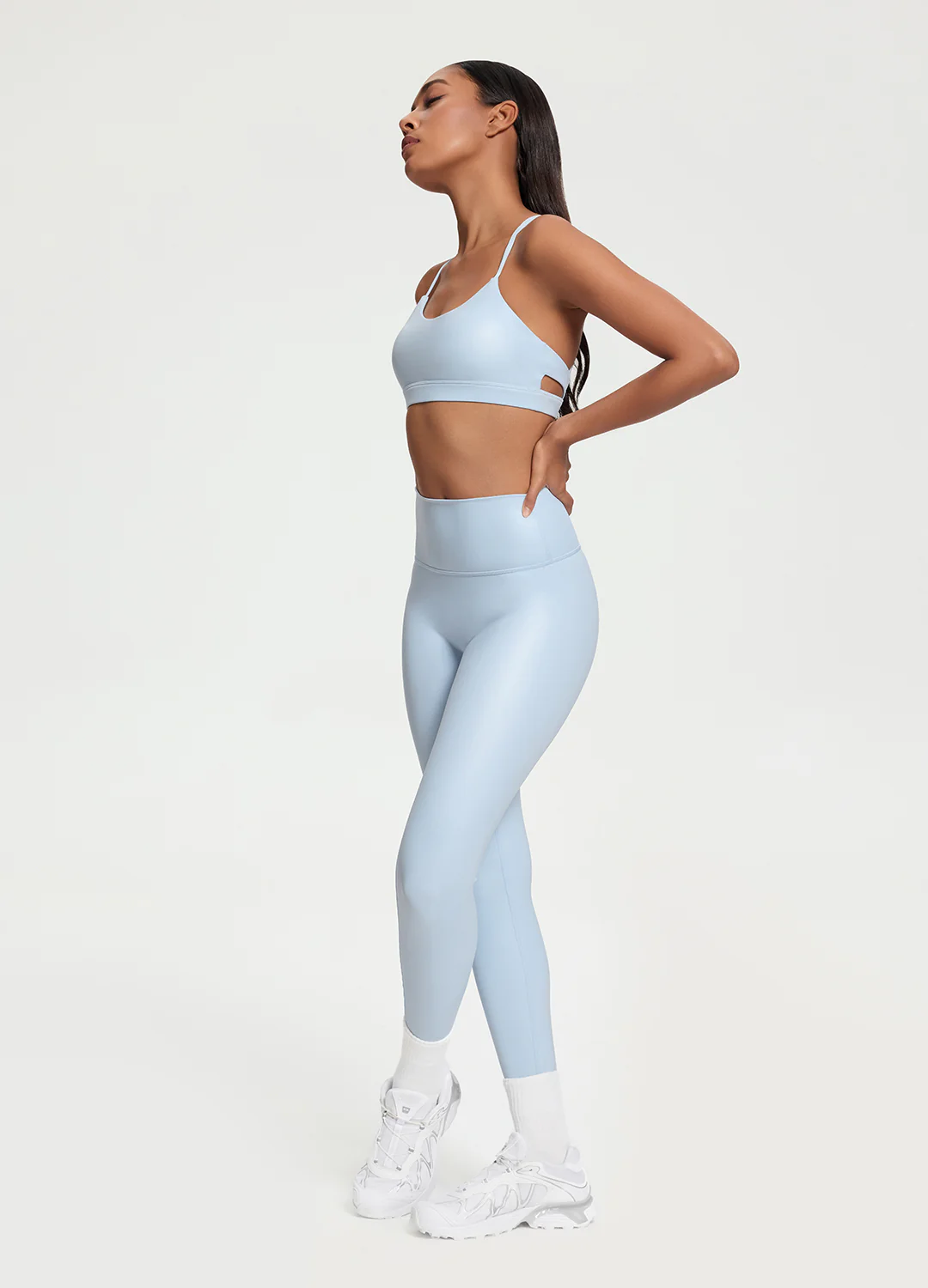 Faux Leather ⅞ Leggings - Image 3