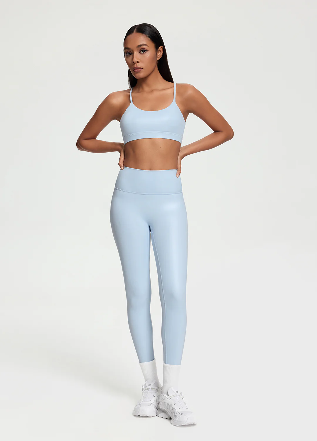 Faux Leather ⅞ Leggings - Image 5