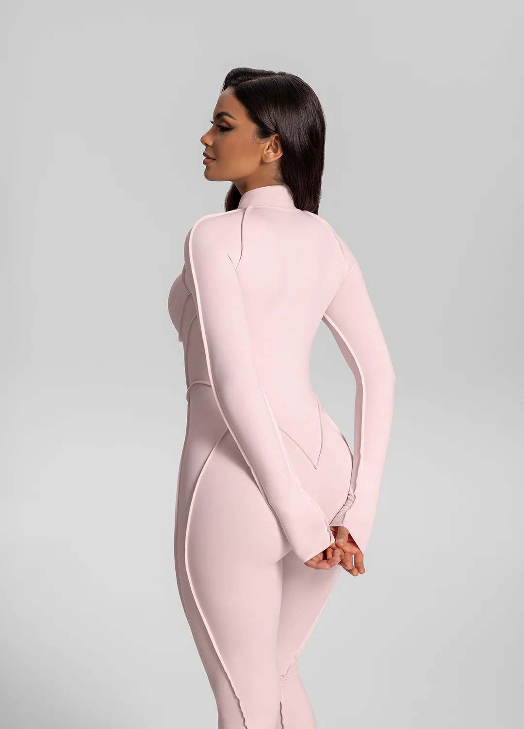Flared Closed-Back Catsuit - Image 3