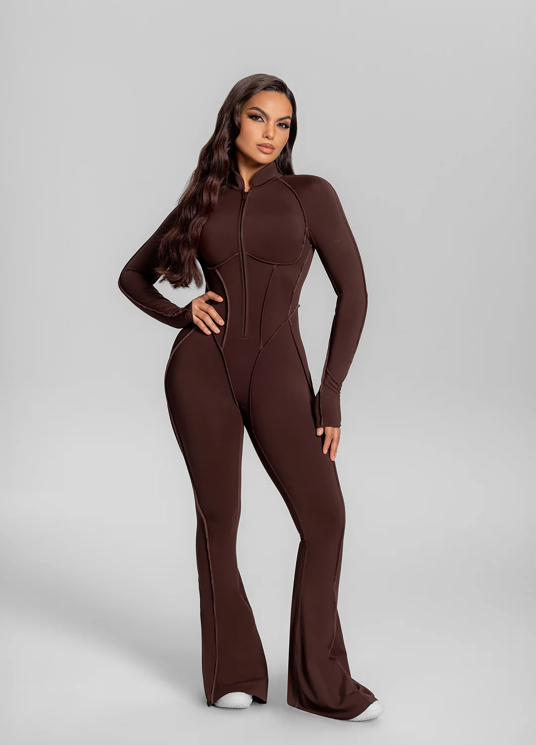 Flared Closed-Back Catsuit - Image 6