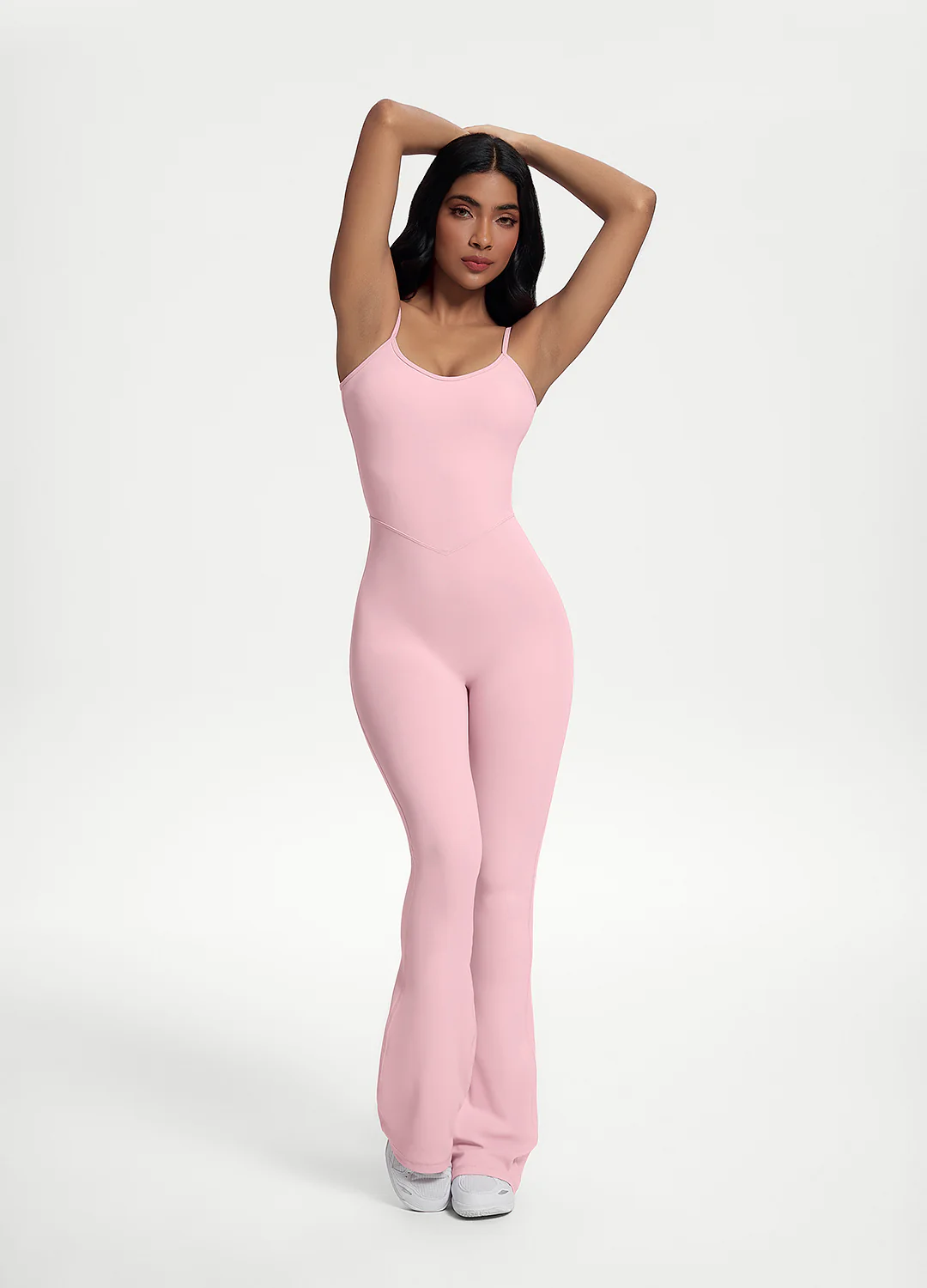 Flared Scrunch Jumpsuit