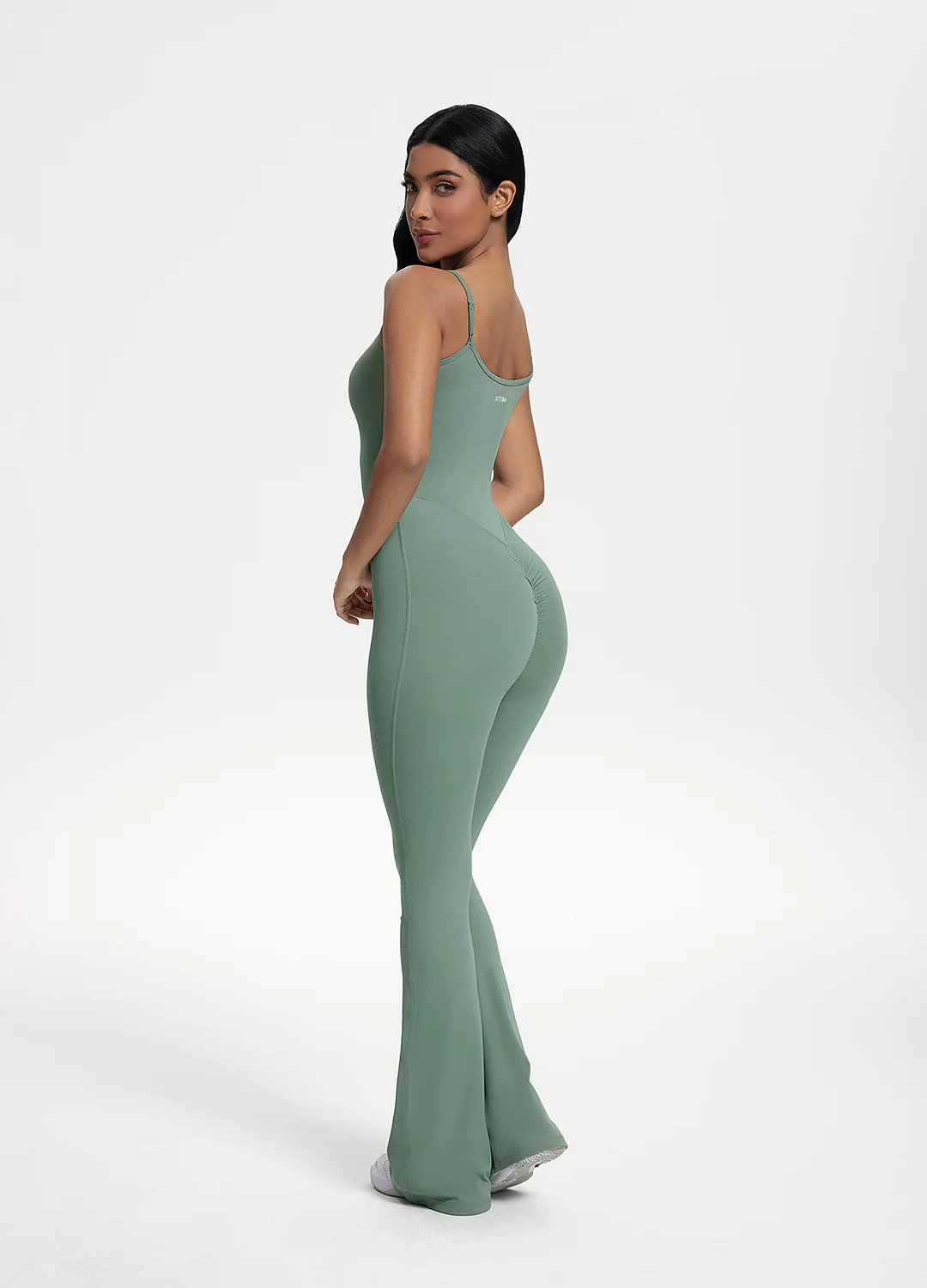 Flared Scrunch Jumpsuit - Image 2