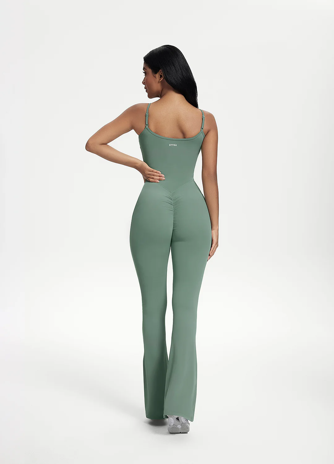 Flared Scrunch Jumpsuit - Image 3