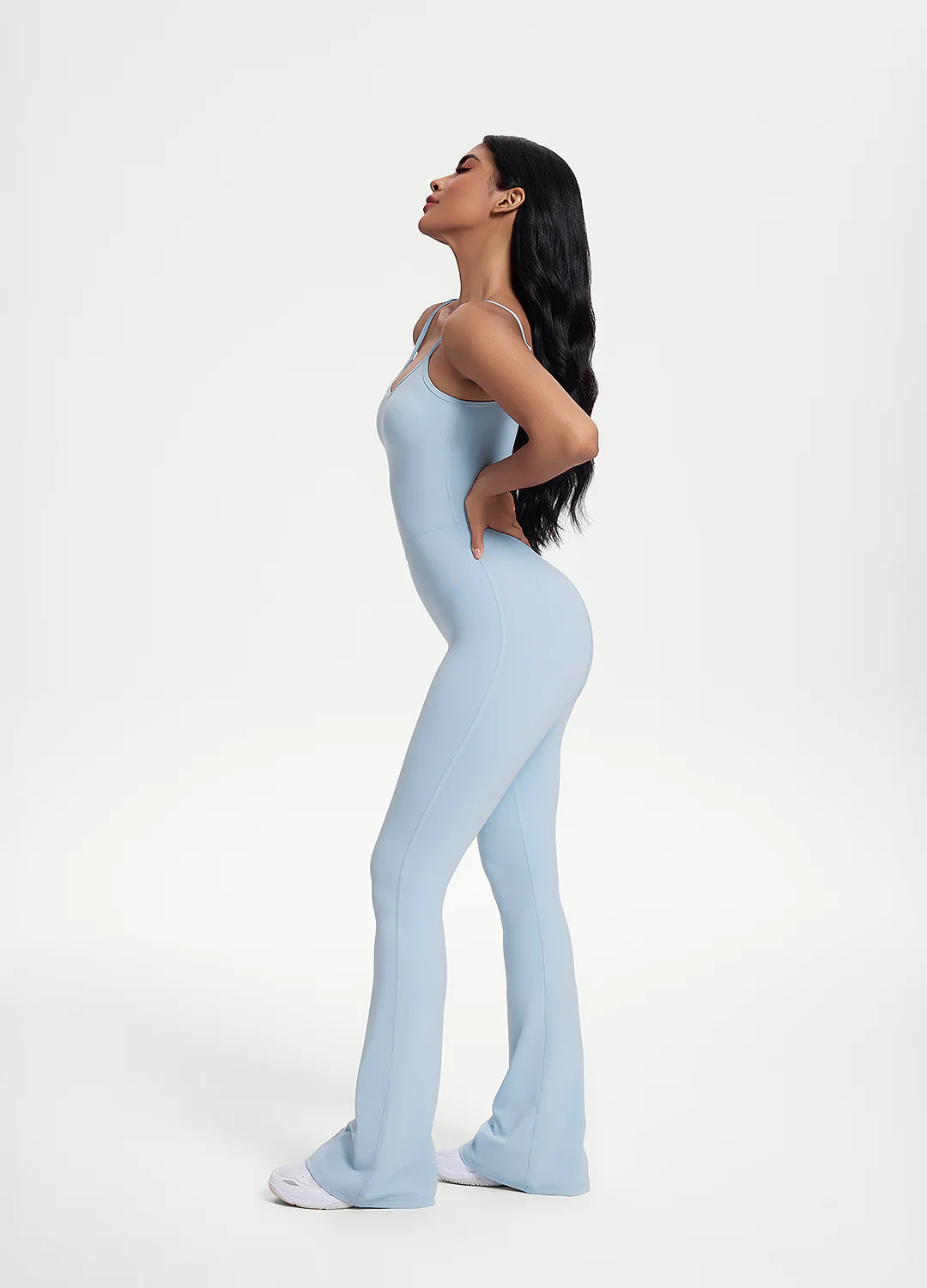 Flared Scrunch Jumpsuit - Image 2