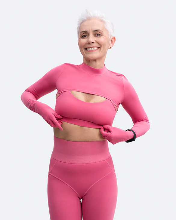 Glove Sleeve Crop Top - Image 10