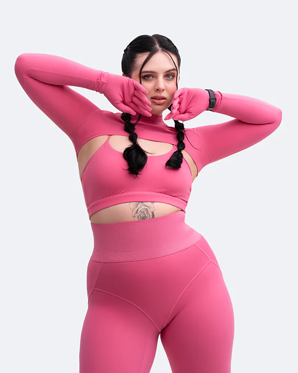 Glove Sleeve Crop Top - Image 12