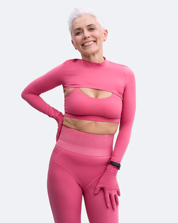 Glove Sleeve Crop Top - Image 7