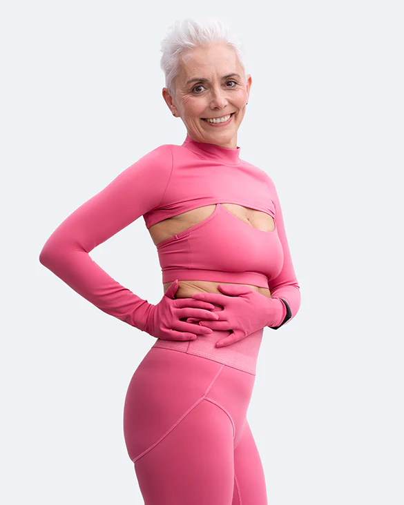 Glove Sleeve Crop Top - Image 8