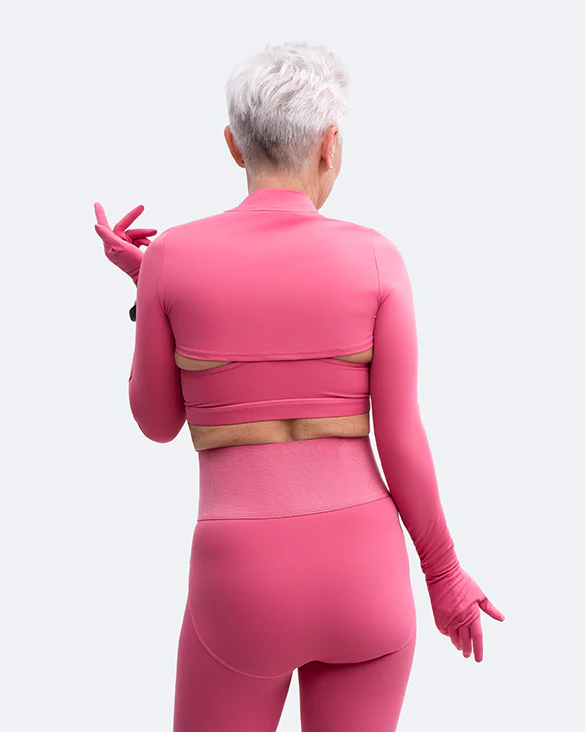 Glove Sleeve Crop Top - Image 9