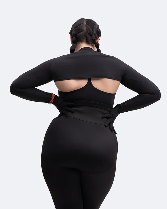 Glove Sleeve Crop Top - Image 14