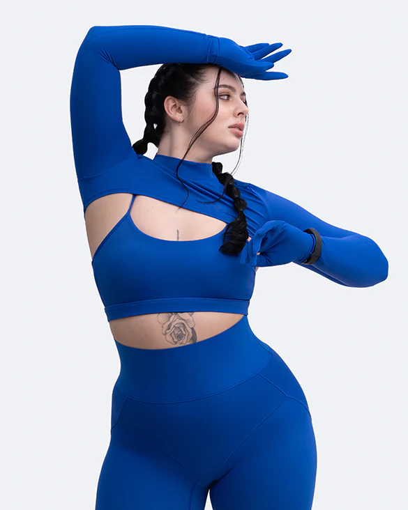 Glove Sleeve Crop Top - Image 12