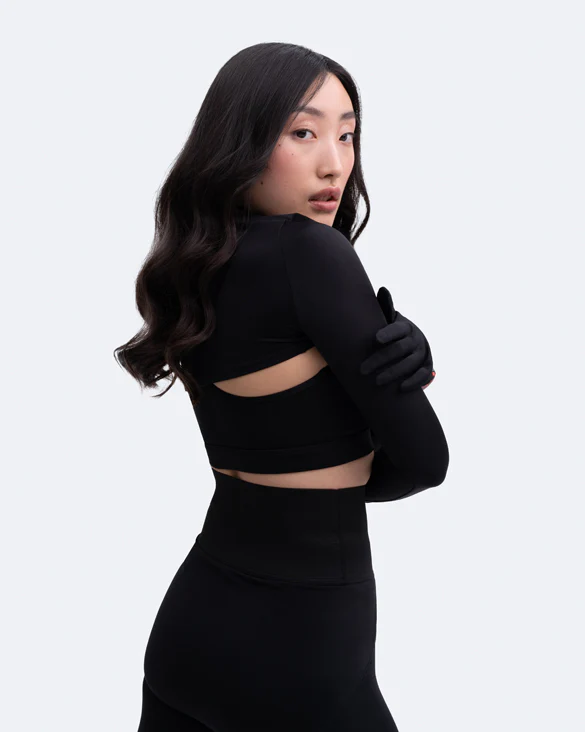 Glove Sleeve Crop Top - Image 4