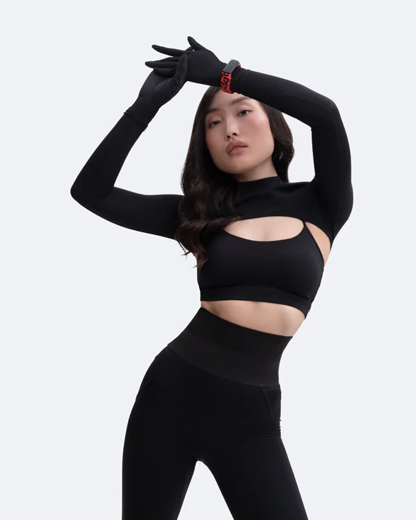 Glove Sleeve Crop Top - Image 5