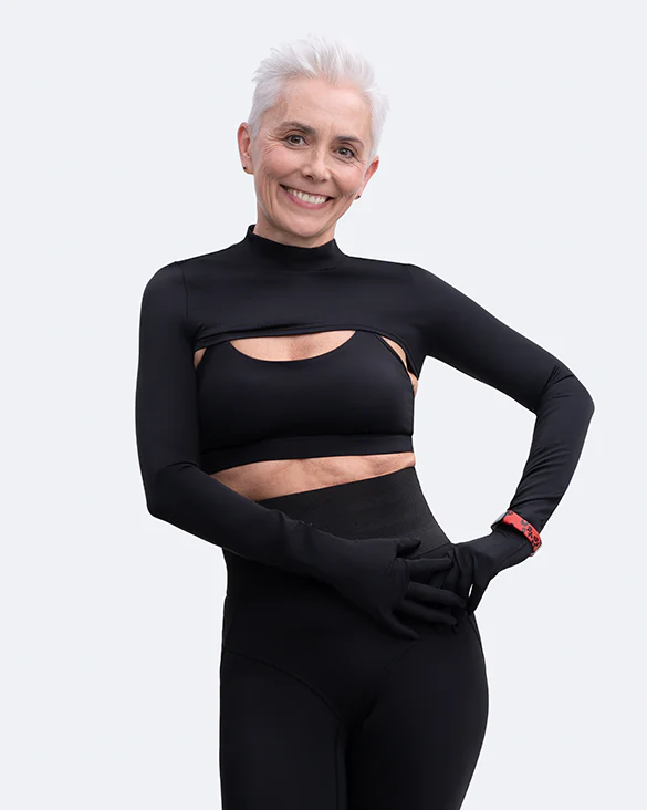 Glove Sleeve Crop Top - Image 7