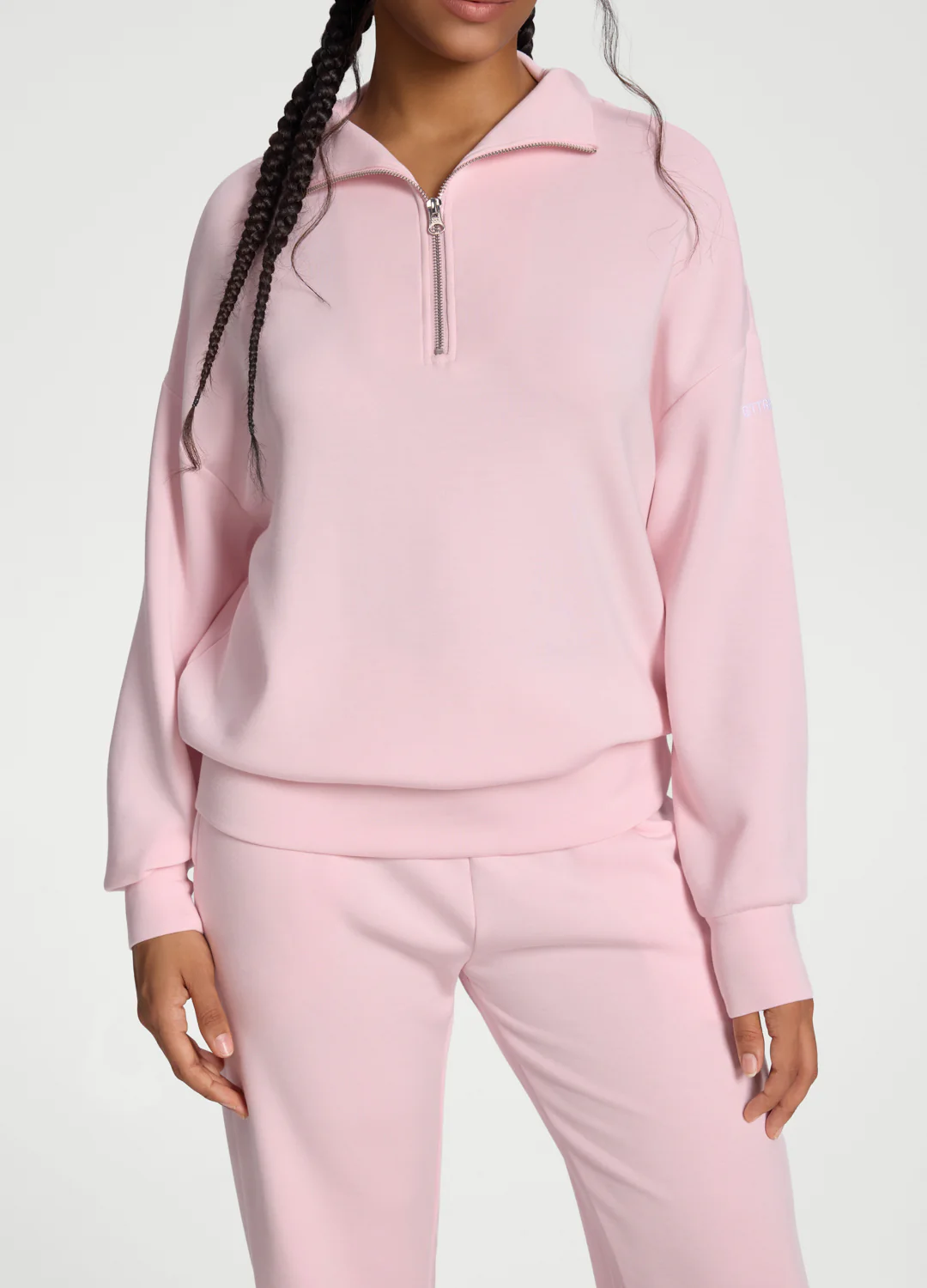 Half-Zip Long Sleeve Sweatshirt - Image 4