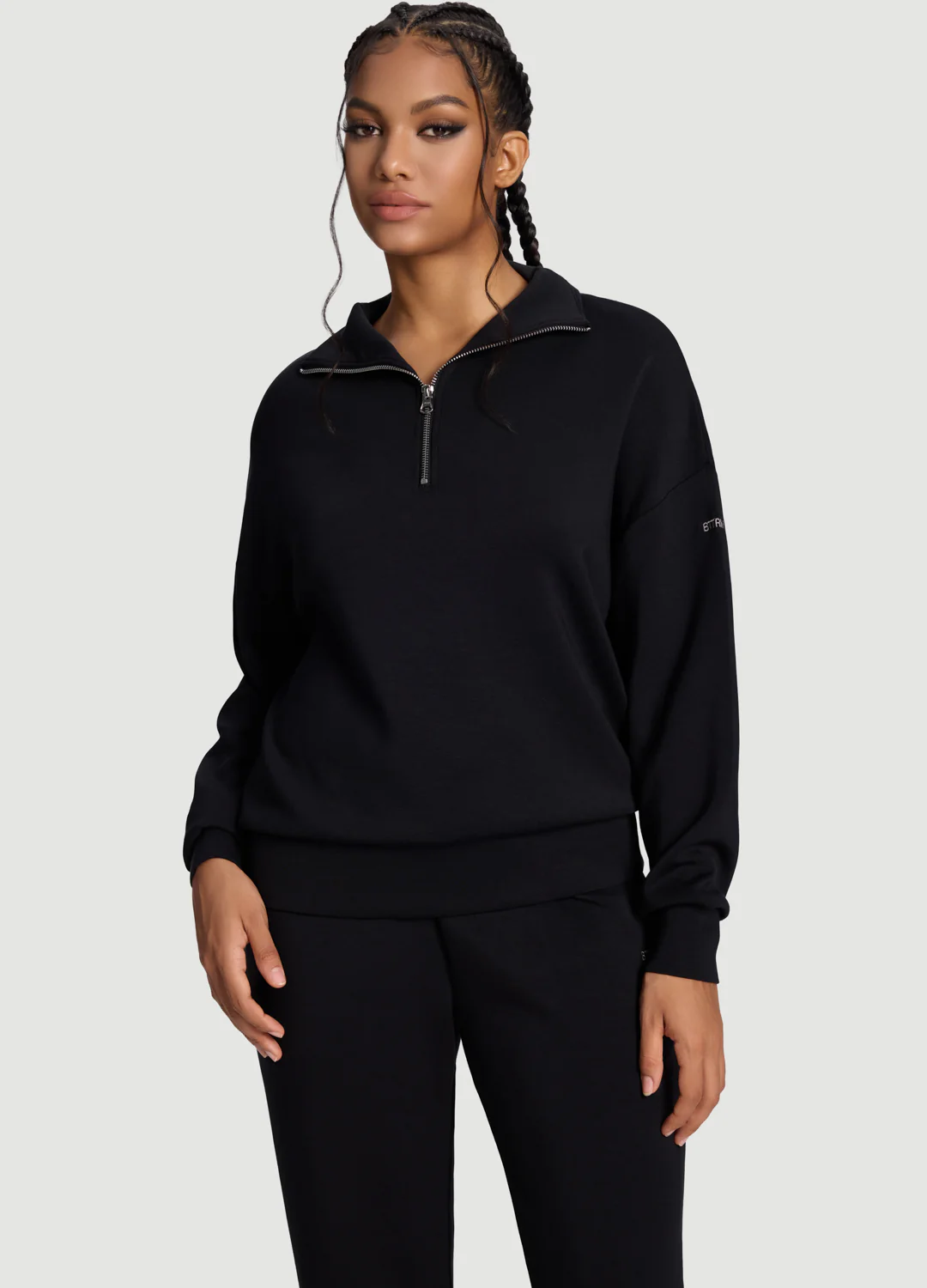 Half-Zip Long Sleeve Sweatshirt - Image 2