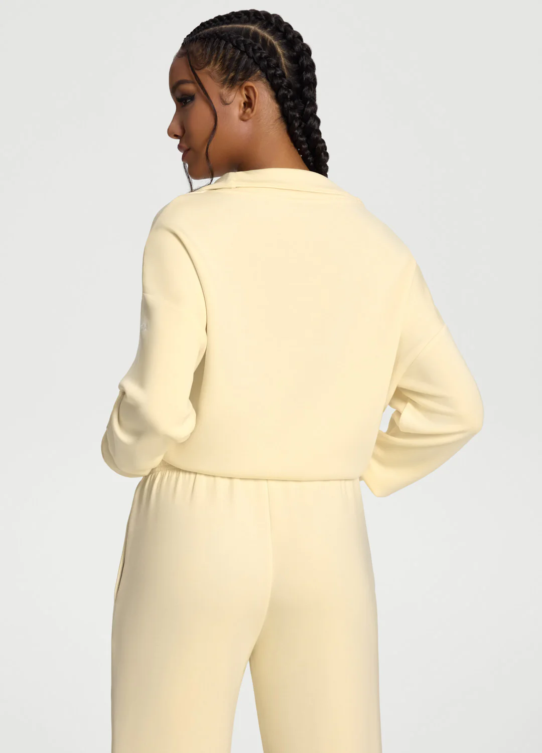 Half-Zip Long Sleeve Sweatshirt - Image 3