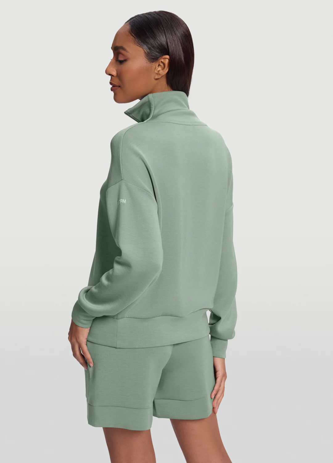 Half-Zip Long Sleeve Sweatshirt - Image 3