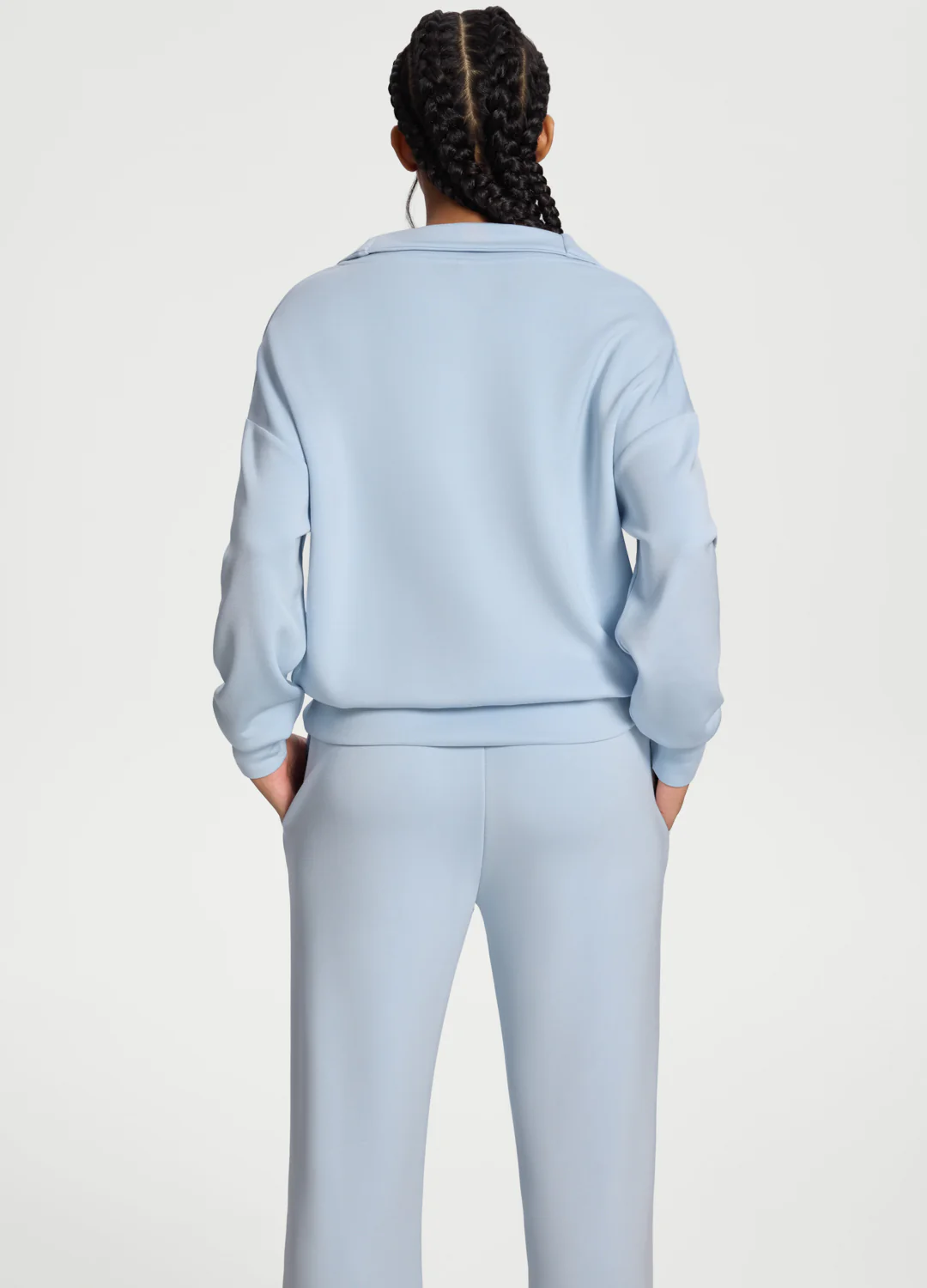 Half-Zip Long Sleeve Sweatshirt - Image 3
