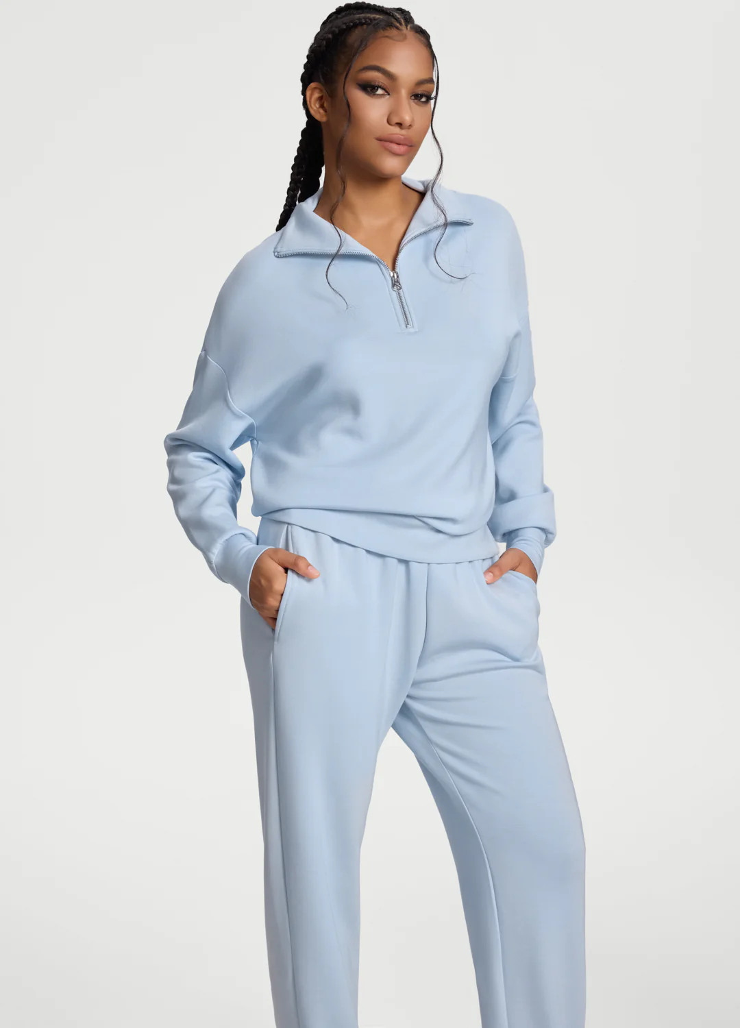 Half-Zip Long Sleeve Sweatshirt - Image 5