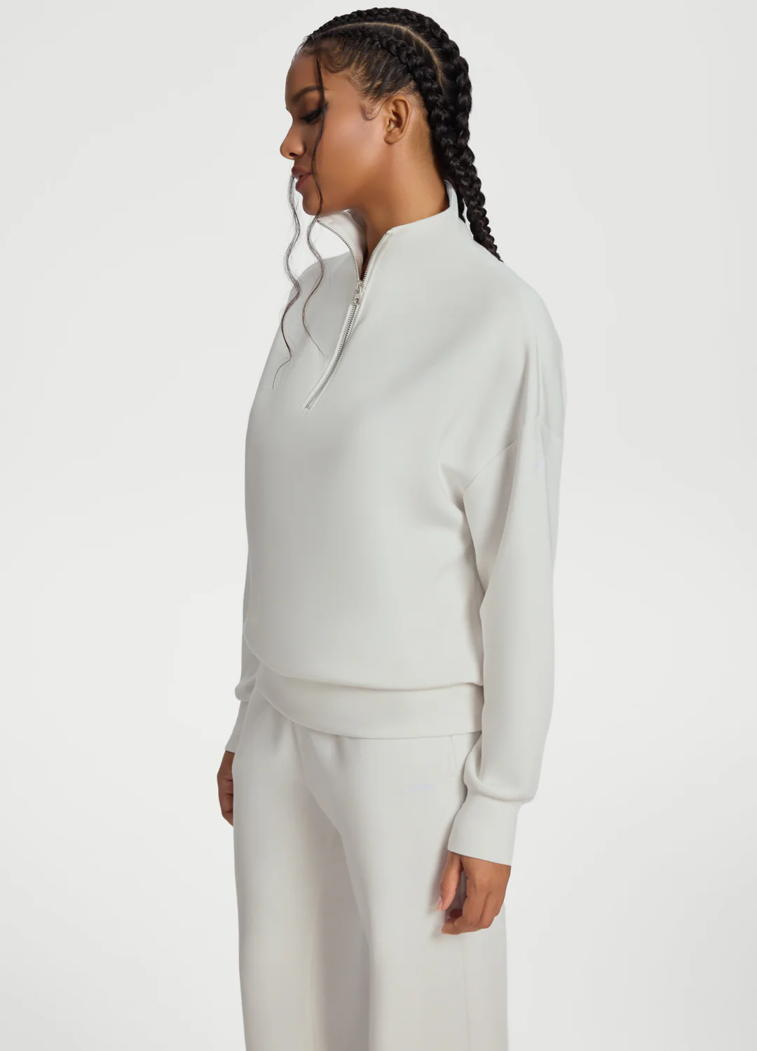 Half-Zip Long Sleeve Sweatshirt - Image 2