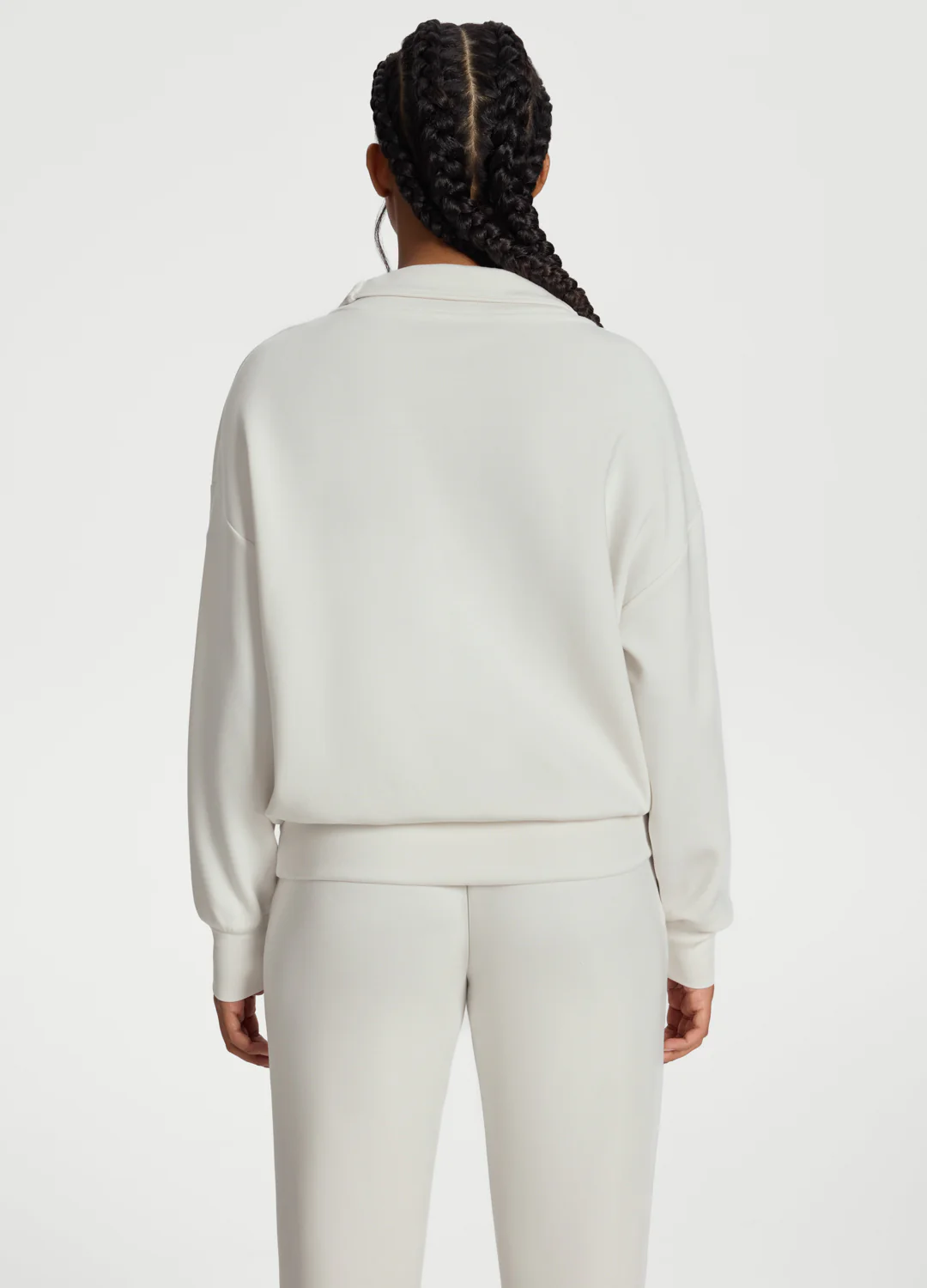 Half-Zip Long Sleeve Sweatshirt - Image 3