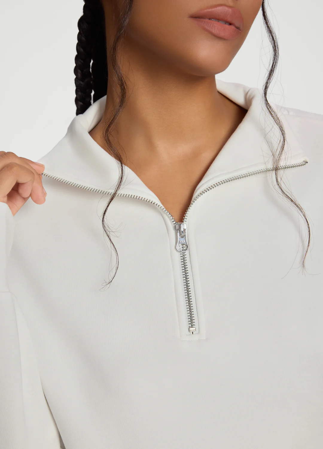Half-Zip Long Sleeve Sweatshirt - Image 4