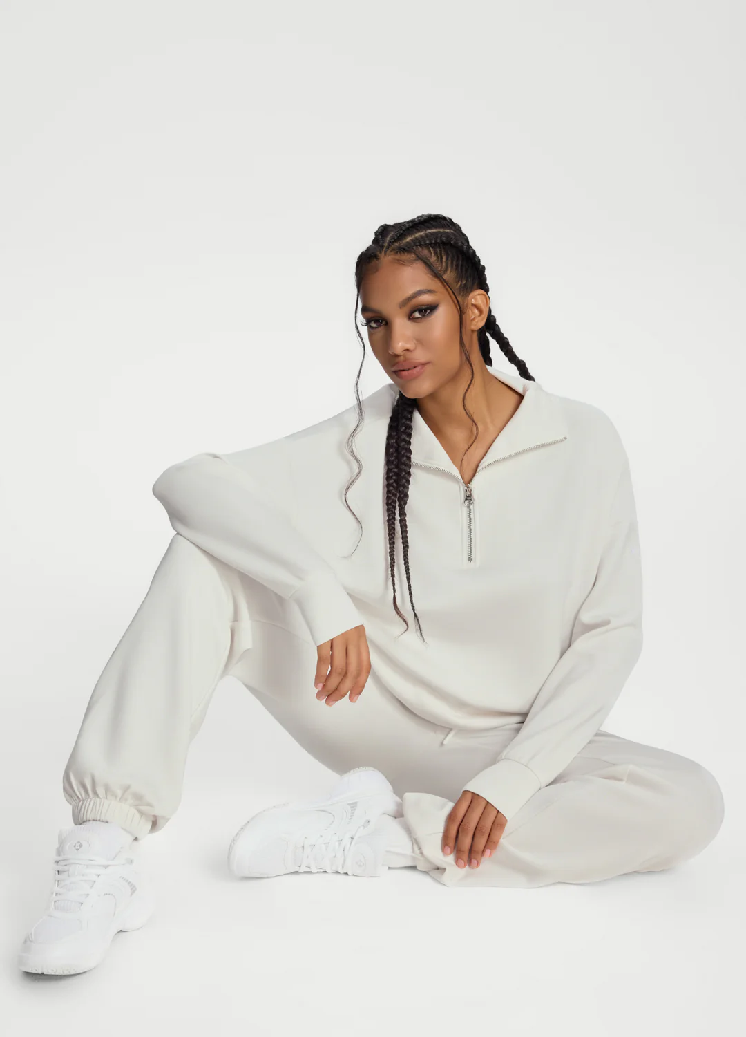 Half-Zip Long Sleeve Sweatshirt - Image 6