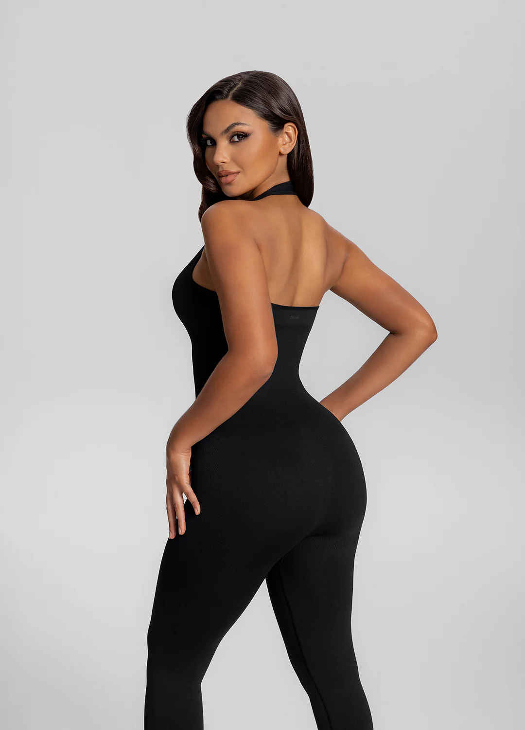 Seamless Halter Tummy-Control Body Shaper Jumpsuit - Image 2