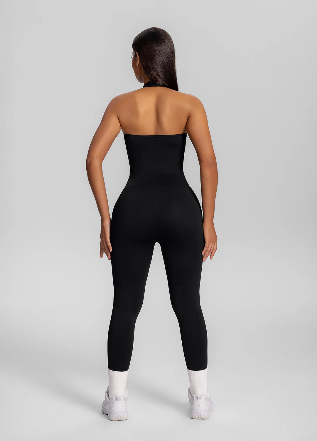 Seamless Halter Tummy-Control Body Shaper Jumpsuit - Image 3