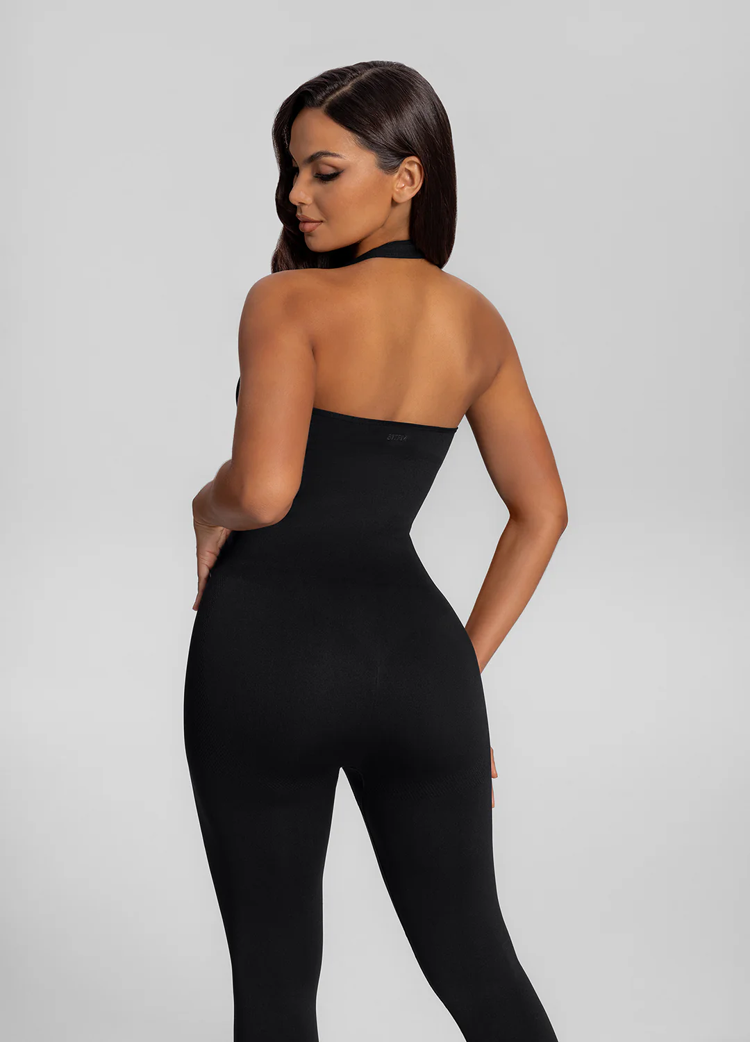Seamless Halter Tummy-Control Body Shaper Jumpsuit - Image 4