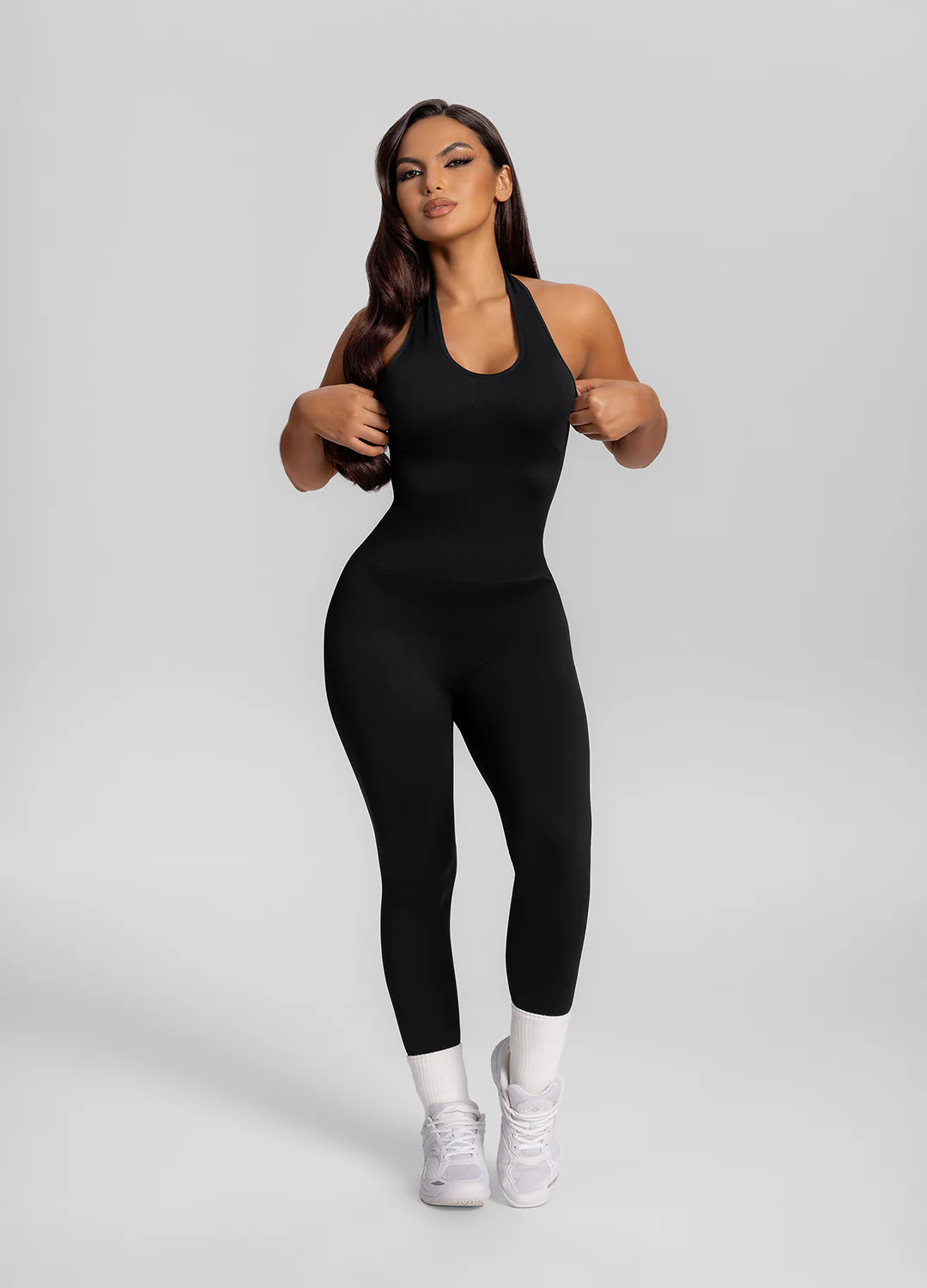Seamless Halter Tummy-Control Body Shaper Jumpsuit - Image 5