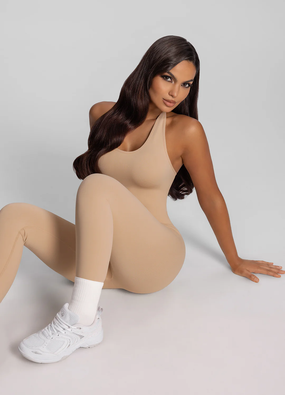 Seamless Halter Tummy-Control Body Shaper Jumpsuit - Image 5