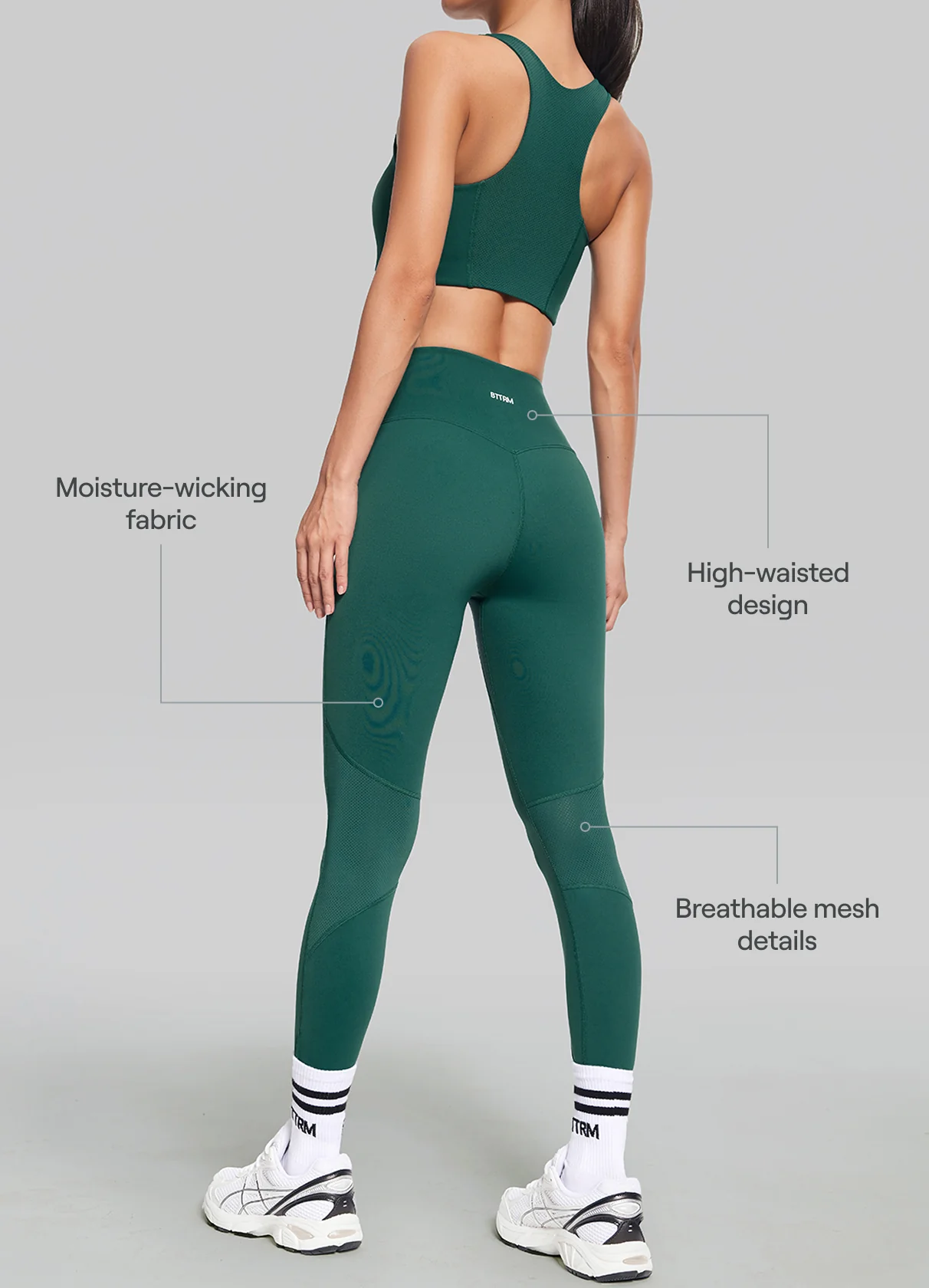 High-Waisted Impact Mesh Leggings - Image 2