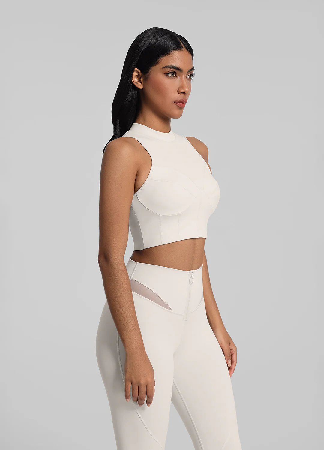 High-Neck Crop Top - Image 2